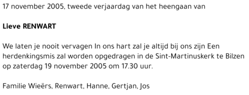 Lieve Renwart