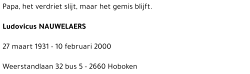 Ludovicus Nauwelaers