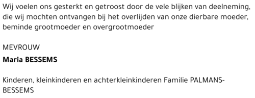Maria Bessems