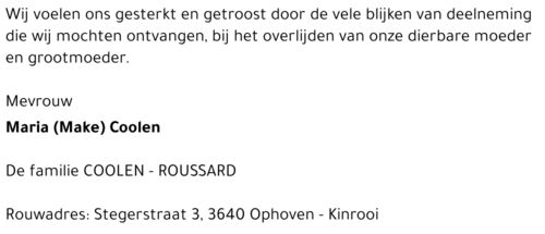 Maria Coolen