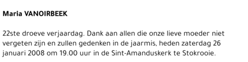 Maria Vanoirbeek