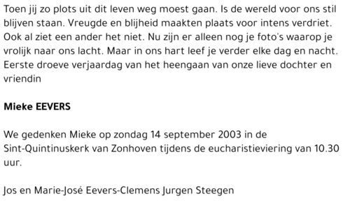 Mieke Eevers
