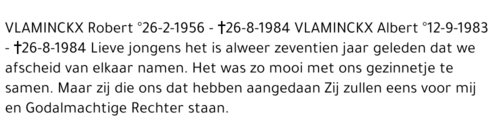 ROBERT en ALBERT VLAMINCKX