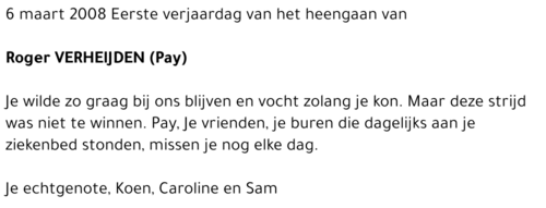 Roger (Pay) Verheijden