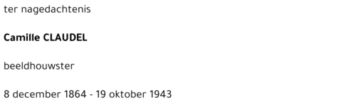 Camille Claudel