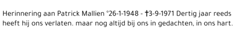 Patrick MALLIEN