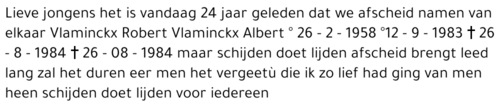 Robert / Albert Vlaminckx