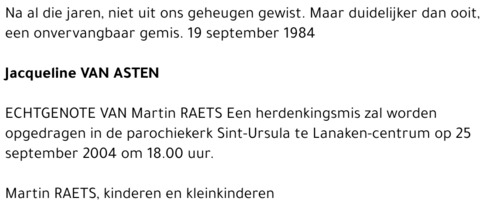 Jacqueline Van Asten