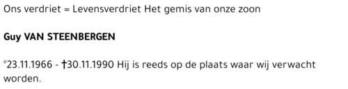 GUY VAN STEENBERGEN