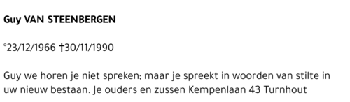 GUY VAN STEENBERGEN