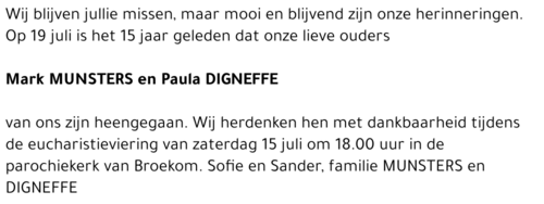 Mark en Paula Munsters-Digneffe
