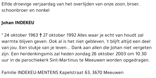Johan Indekeu