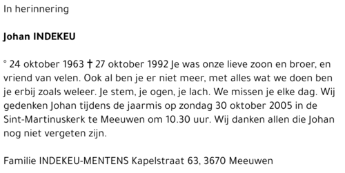 Johan Indekeu