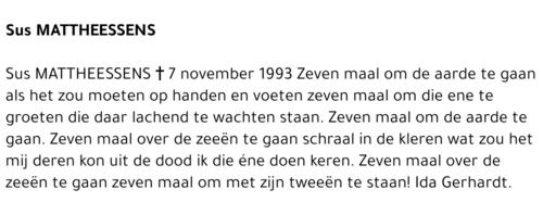 SUS MATTHEESSENS