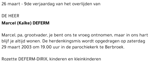 Marcel (Kaïke) Deferm