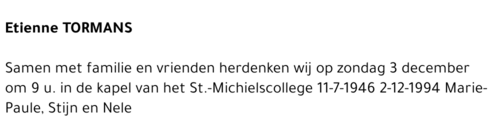 Etienne Tormans