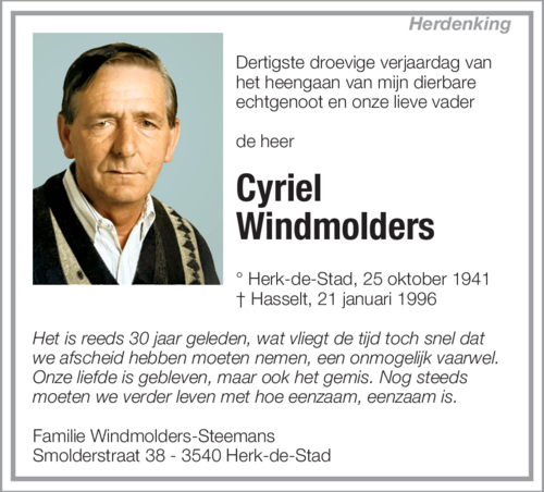 Cyriel WINDMOLDERS