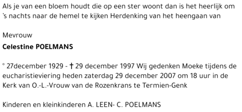 Celestine POELMANS