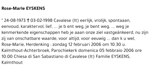 Rose-Marie EYSKENS