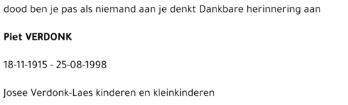 PIET VERDONK