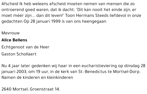 alice bellens