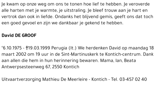 David De Groof