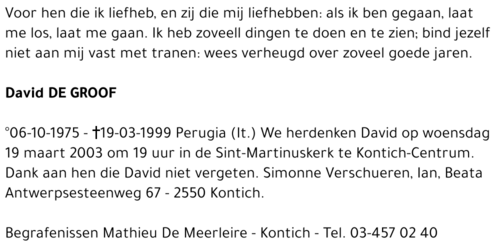 David De Groof