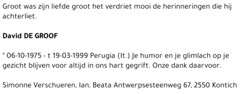 David De Groof
