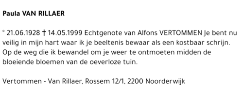 Paula Van Rillaer