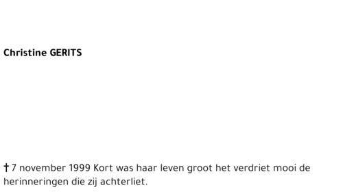 Christine Gerits