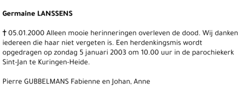 Germaine Lanssens