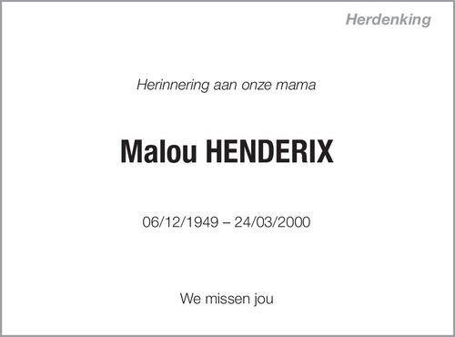 Malou Henderix