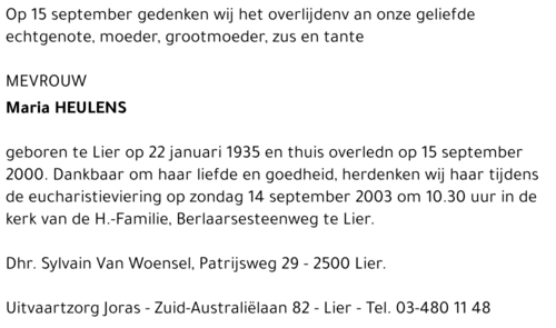 MARIA HEULENS