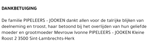  Pipeleers - Jooken