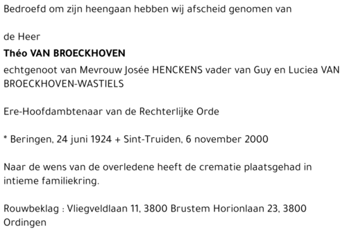  Van Broeckhoven