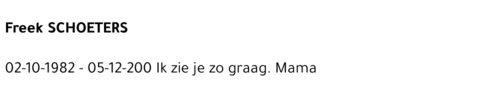 FREEK SCHOETERS