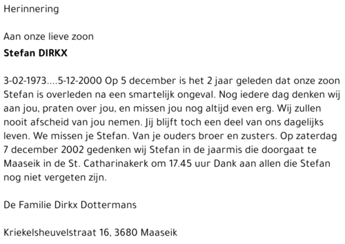 Stefan Dirkx