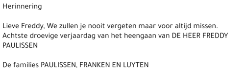 Freddy Paulissen