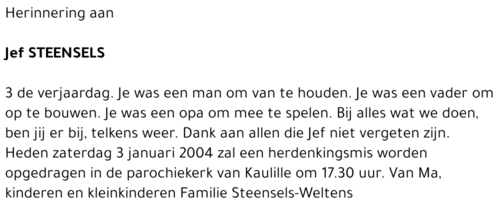 Steensels Jef