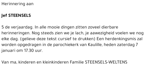 Steensels Jef