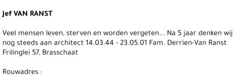 Jef Van Ranst
