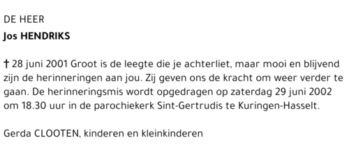 Jos Hendriks