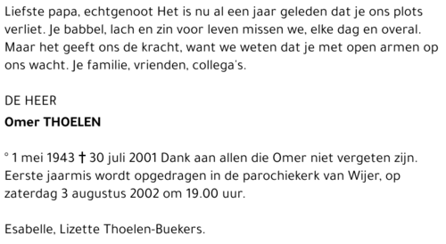 Omer Thoelen