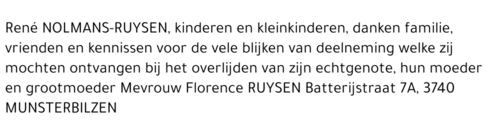 Florence RUYSEN
