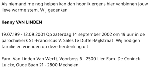 Kenny VAN LINDEN