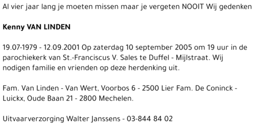 Kenny VAN LINDEN