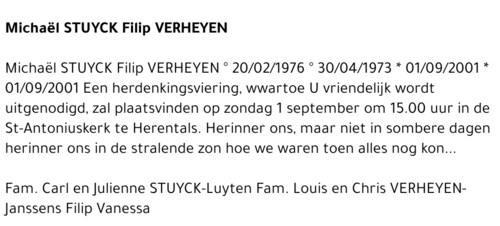 Michaël - Filip Stuyck - Verheyen