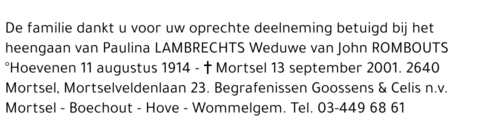 PAULINA LAMBRECHTS