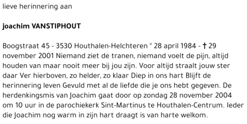 Joachim Vanstiphout