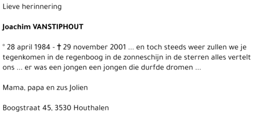 Joachim Vanstiphout